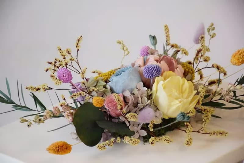 永生花畫布壁飾