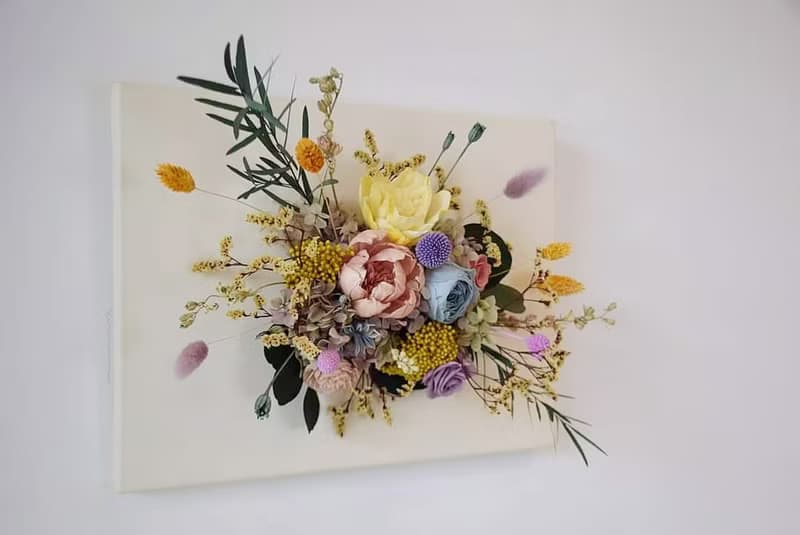 永生花畫布壁飾