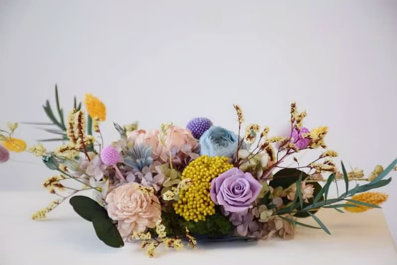 永生花畫布壁飾