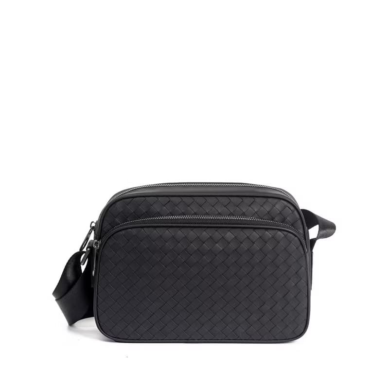 【FREED】手工細編織皮革郵差包 父親節送禮 生日送禮 升遷賀禮