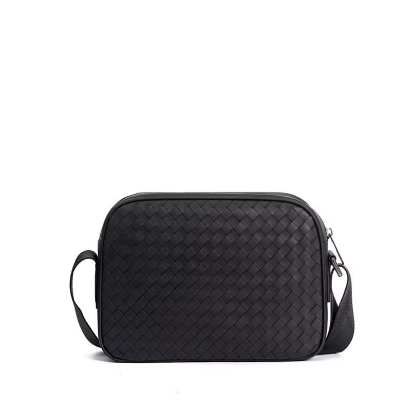 【FREED】手工細編織皮革郵差包 父親節送禮 生日送禮 升遷賀禮