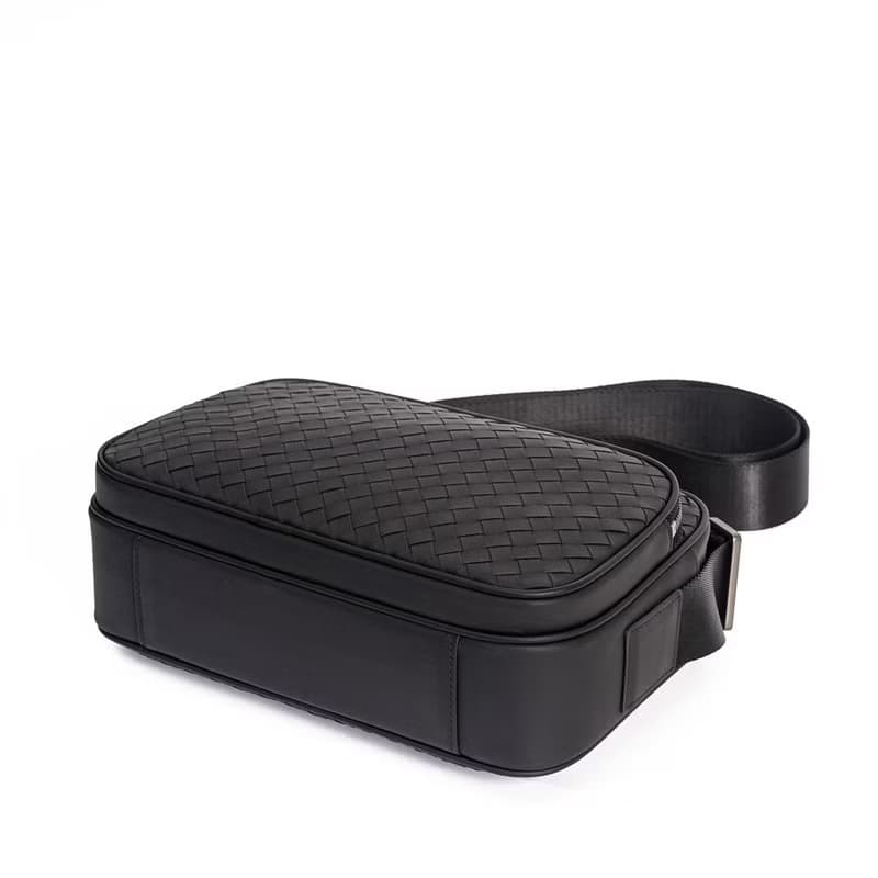 【FREED】手工細編織皮革郵差包 父親節送禮 生日送禮 升遷賀禮