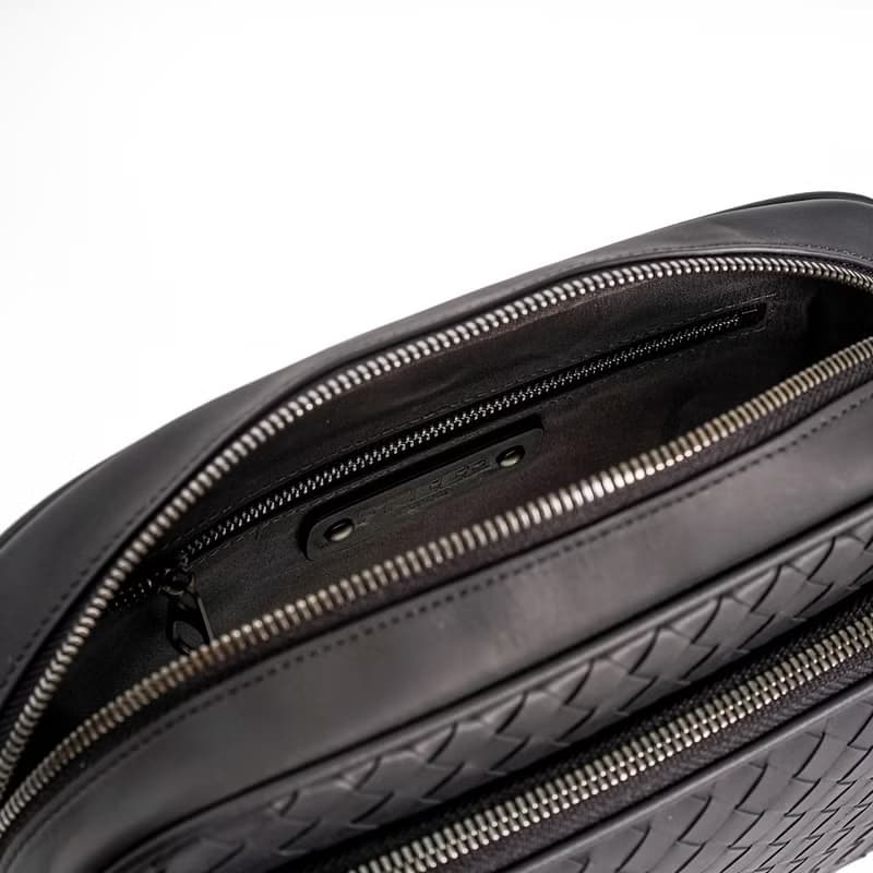 【FREED】手工細編織皮革郵差包 父親節送禮 生日送禮 升遷賀禮