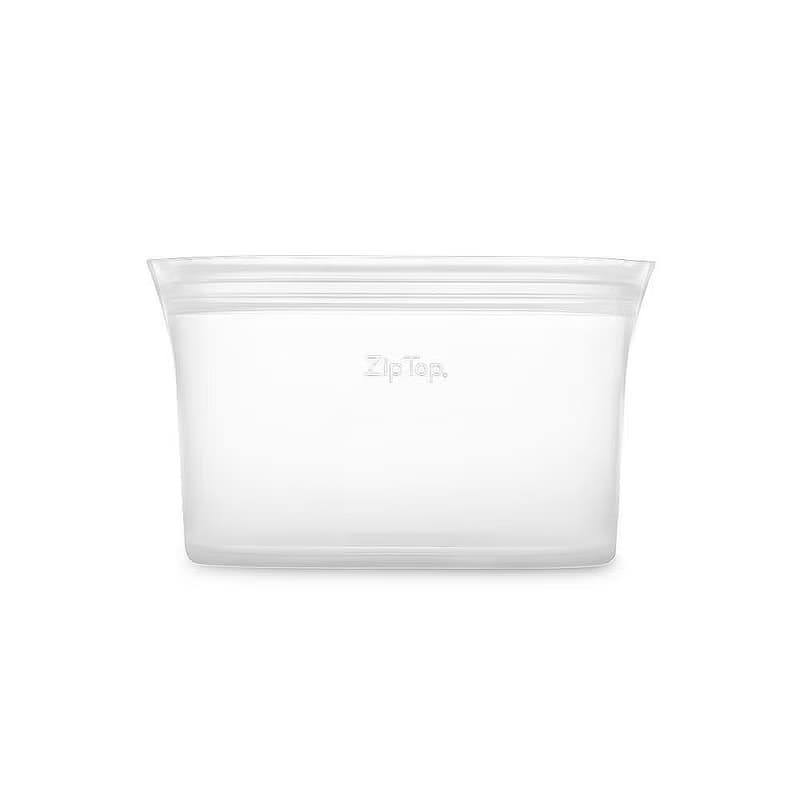 【ZipTop】美國白金矽膠袋 32oz/946ml碗型袋(L)-雲朵白