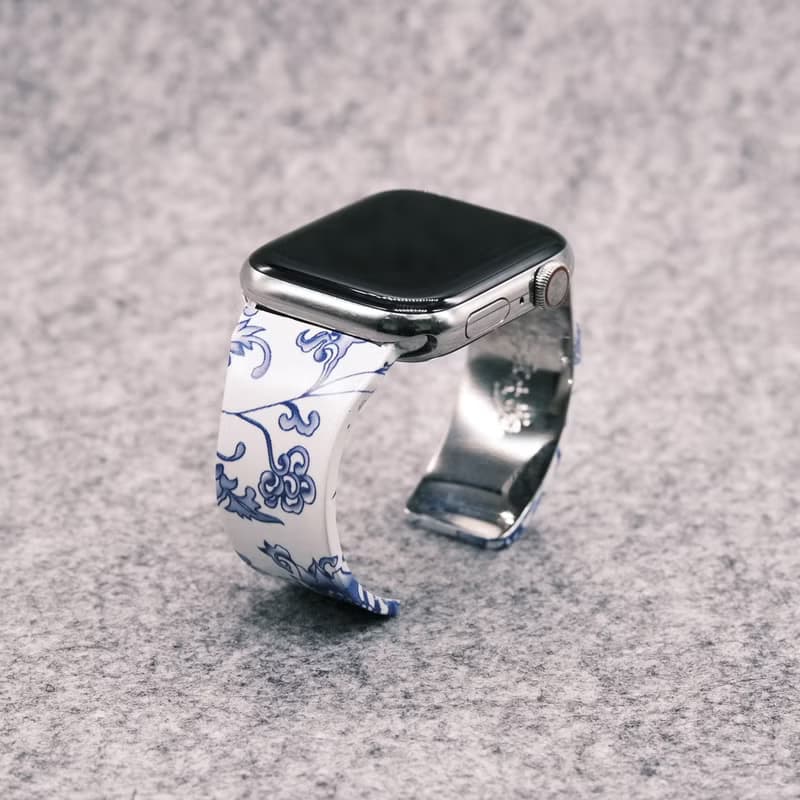 【時尚飾物】 SOULITE 蘋果手錶手鐲錶帶 Blue White Porcelain