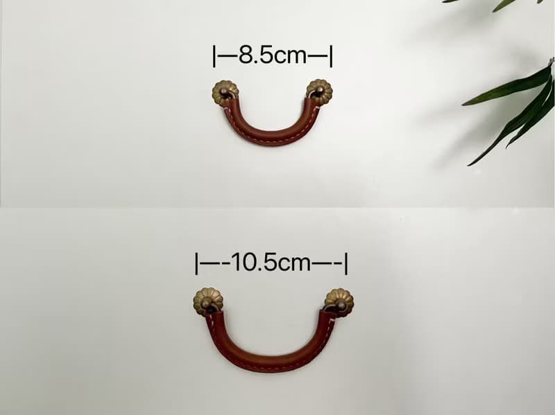 復古皮革拉把 // 復古風格 // 極簡 /// 古典櫥櫃手把 //皮革門把