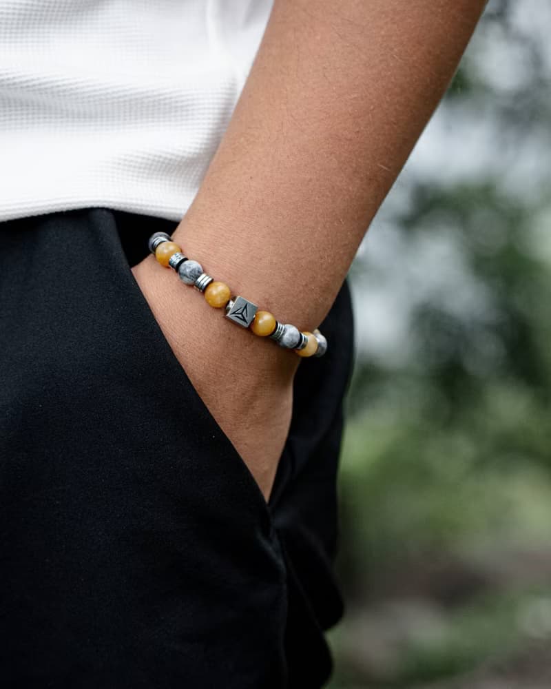 向日葵 |  夢幻拉長石 |  黃玉髓  |  水晶手鍊