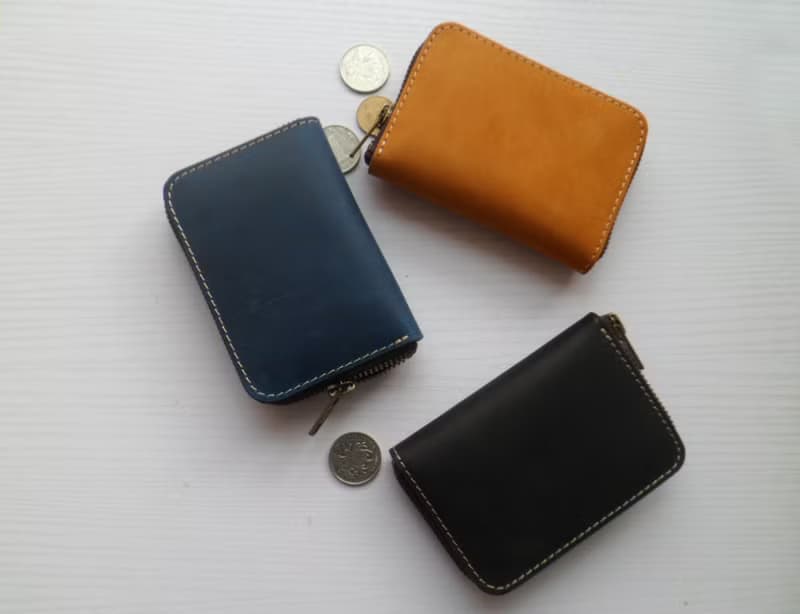 男女短款零錢包 真皮卡包 錢包