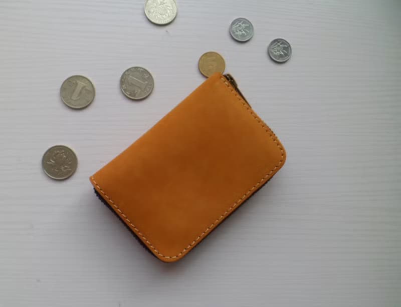 男女短款零錢包 真皮卡包 錢包