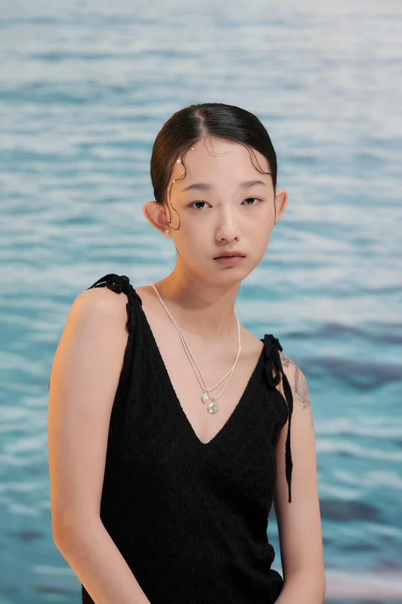 貝殼純銀長項鍊 silver shell necklace