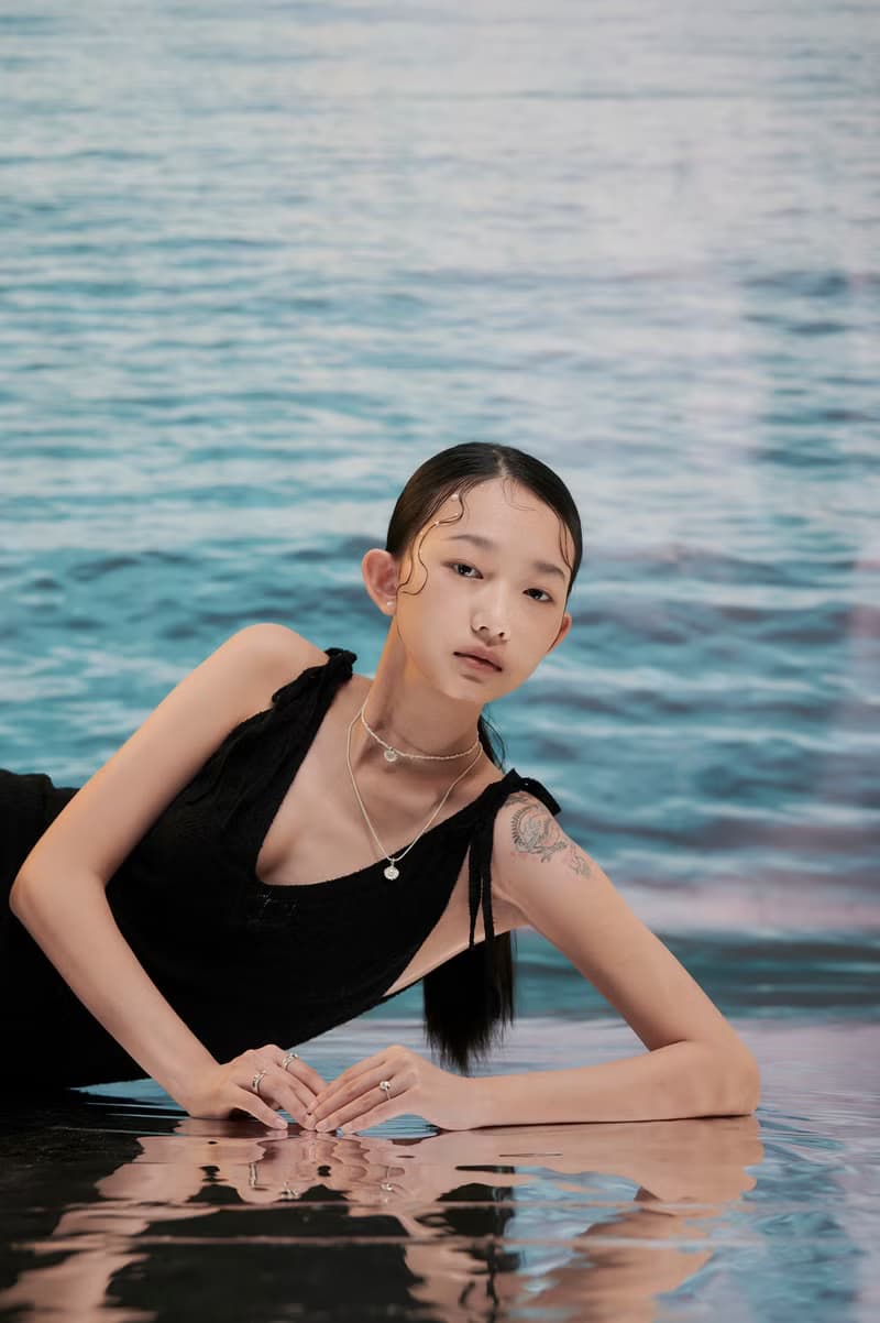 貝殼純銀長項鍊 silver shell necklace