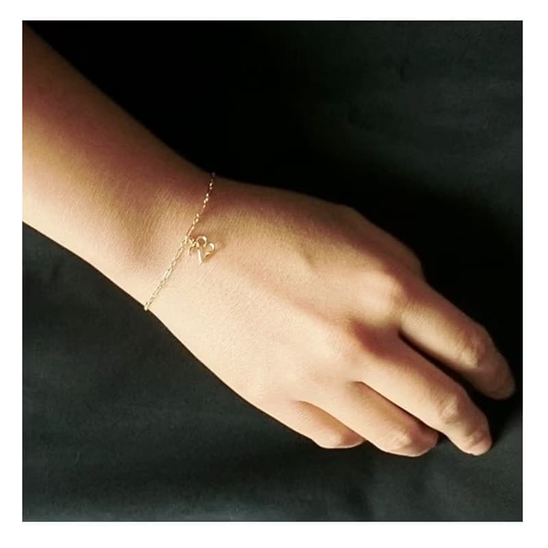 数字(ナンバー)2ケタチェーンブレスレット