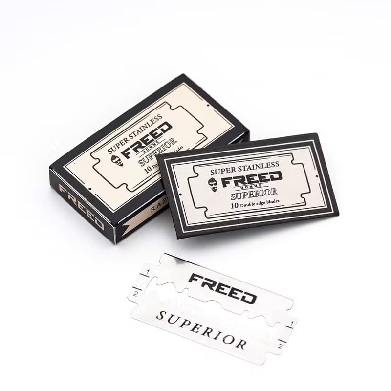 【FREED】尊爵四件組旋轉開放式雙刃安全刮鬍刀禮盒 -曜岩黑 現貨