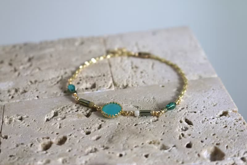 【即期特惠】 手鍊 方解石 水晶 - 神殿 -