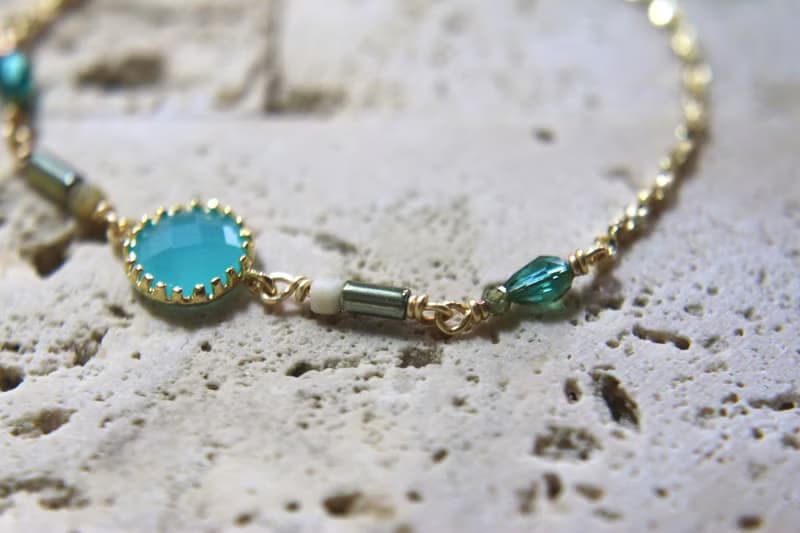 【即期特惠】 手鍊 方解石 水晶 - 神殿 -