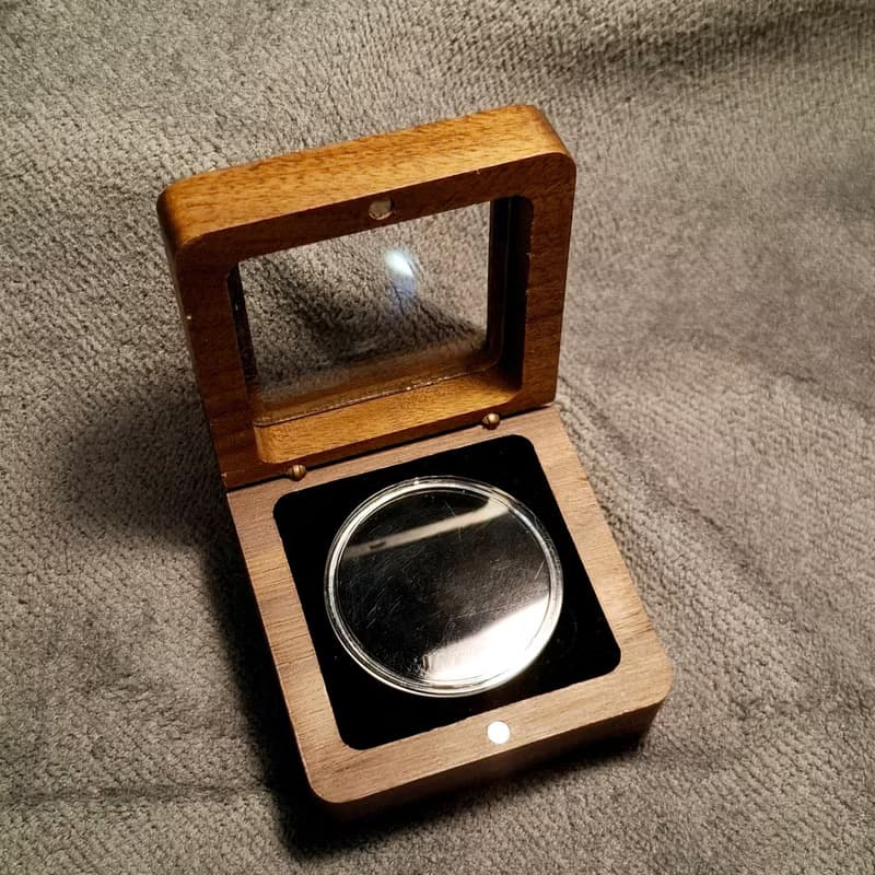 戀愛幣 @999純銀手工紀念箔幣 × 銅版雷雕鑰匙圈