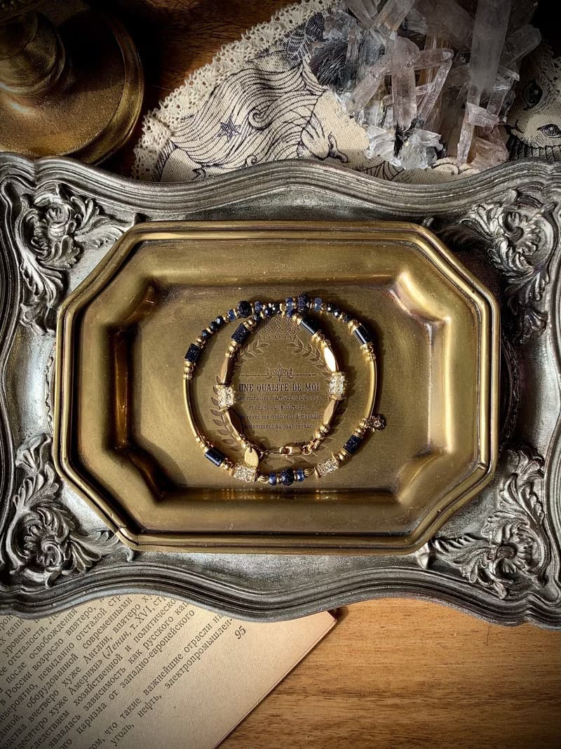 -仰望繁星-天然水晶手鏈/黃銅手鍊