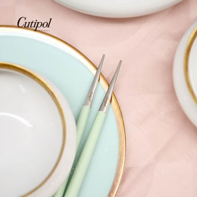 葡萄牙Cutipol GOA系列青玉柄22.3cm筷組