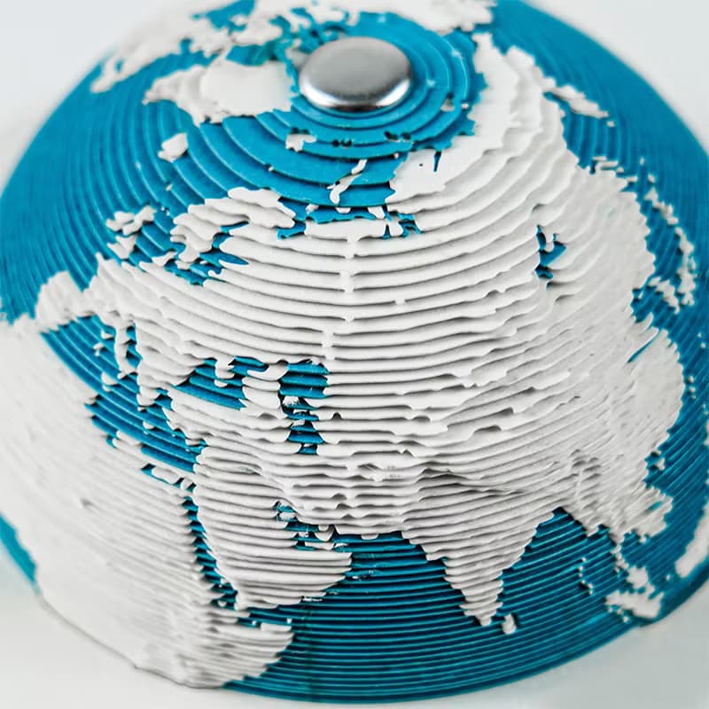 2025 3D 立體紙雕地球日曆【英文國際通用版】5色可選 - 順豐空運