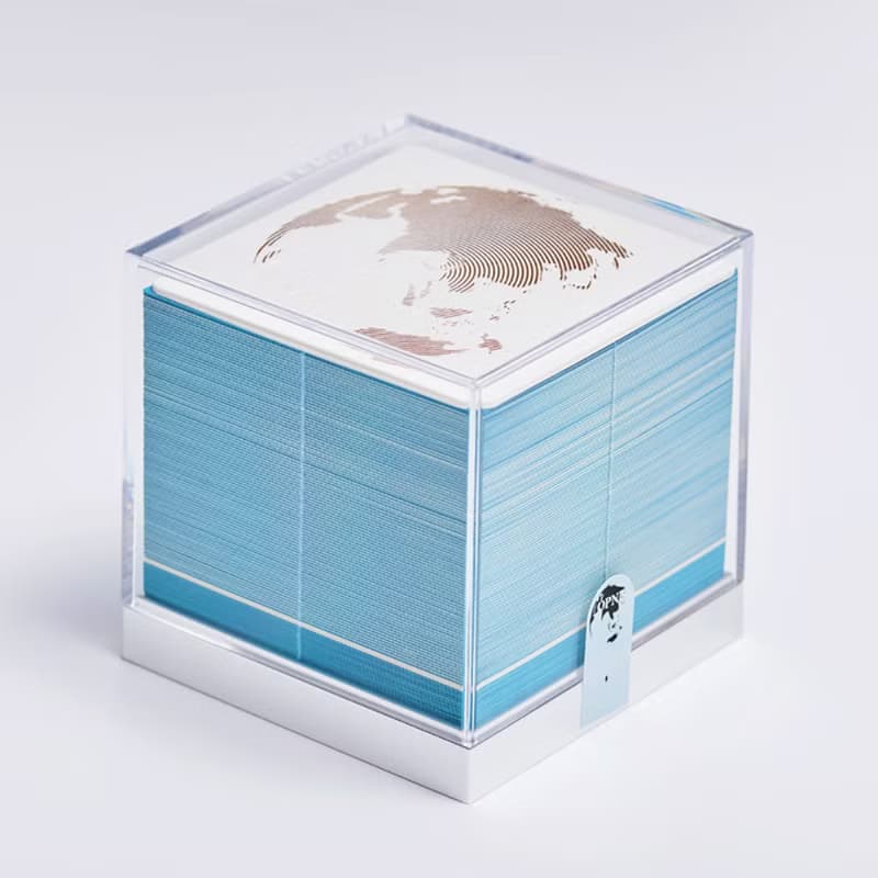 2025 3D 立體紙雕地球日曆【英文國際通用版】5色可選 - 順豐空運