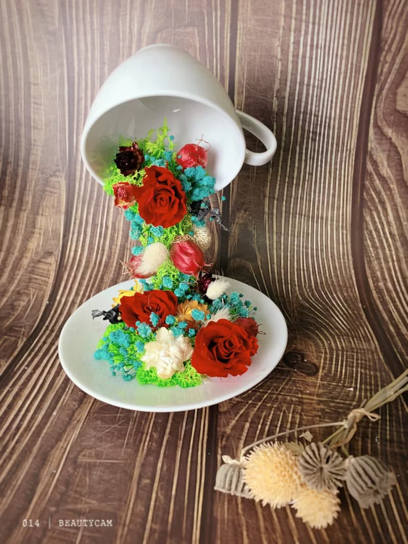 賀開幕 永生乾燥花懸浮系列—咖啡花