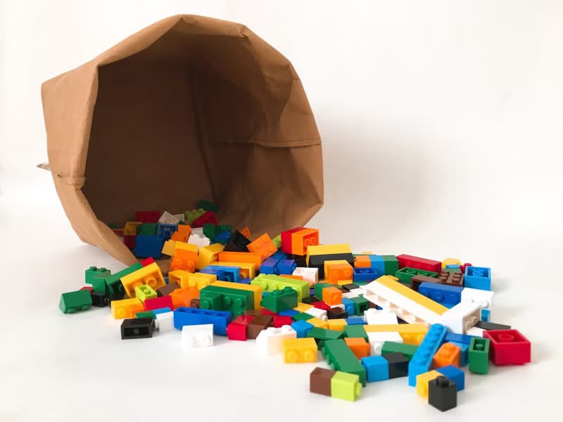 Eco-Friendly Kraft Paper Storage Basket for Toys, Baby Items, Office Supplies