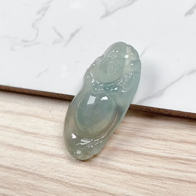 冰種翡翠彌勒佛 | 天然緬甸玉翡翠A貨 | 送禮