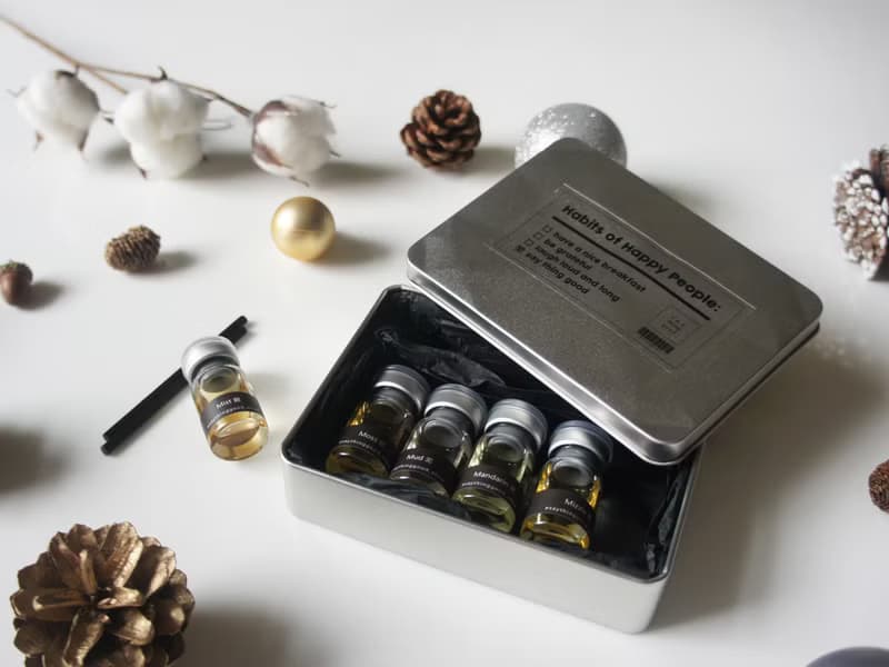 迷你小擴香組丨5種香味丨禮物包裝丨花果木