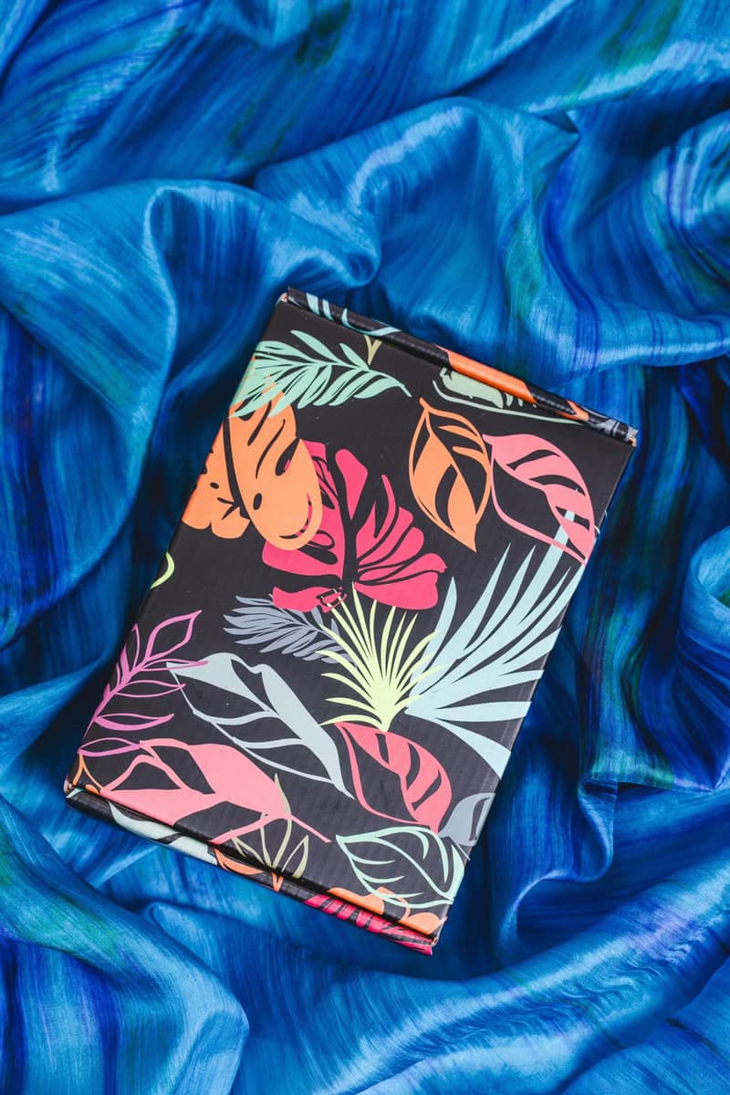 100% Mulberry Silk Scarf – Hand Dyed, Lightweight, Peacock Blue