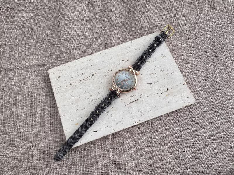 250522 Macrame 編織 手錶