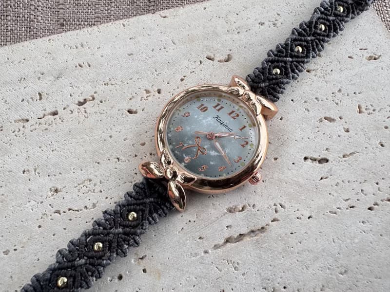 250522 Macrame 編織 手錶