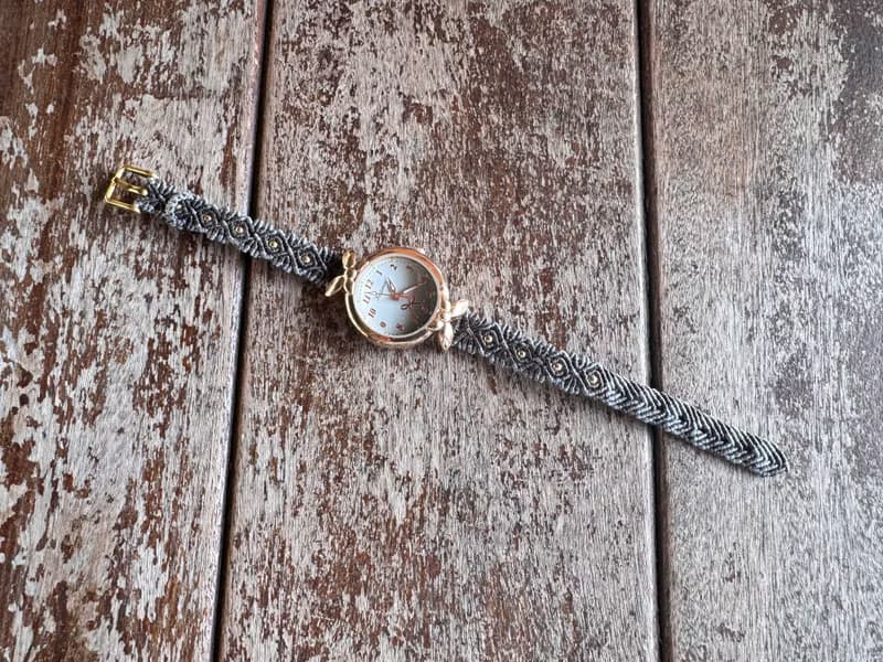250522 Macrame 編織 手錶