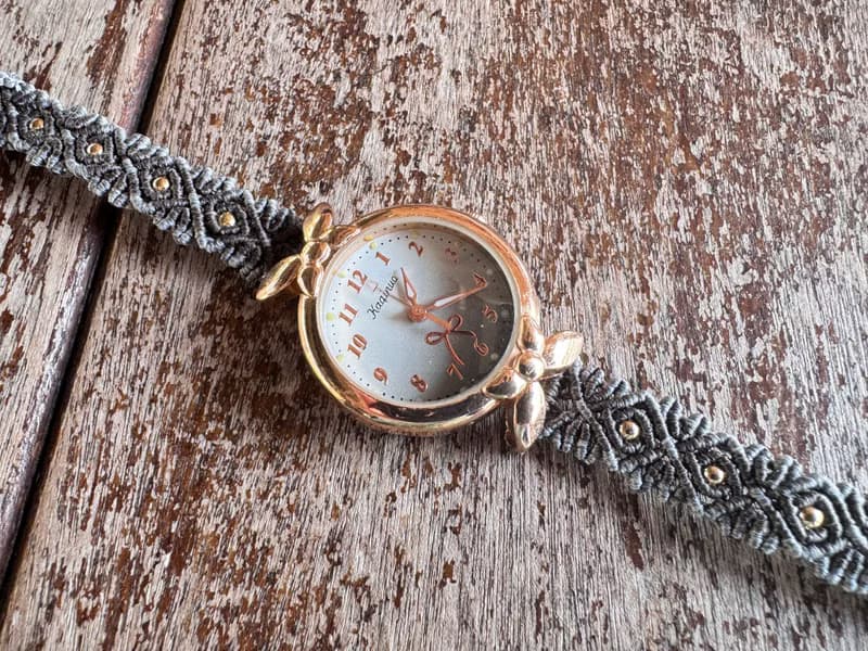 250522 Macrame 編織 手錶