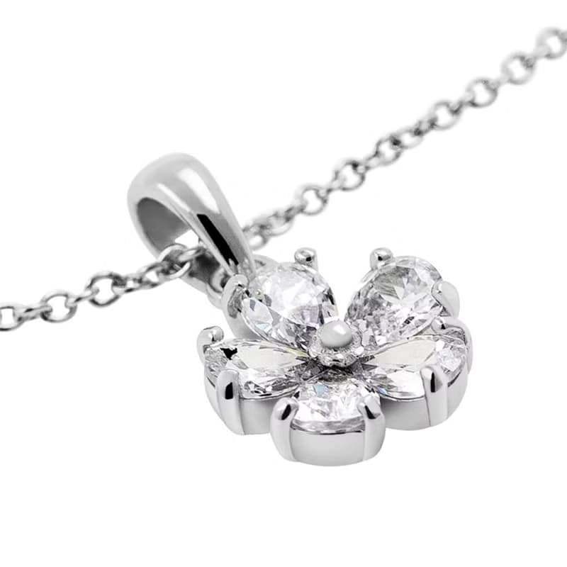 純銀五瓣花項鏈