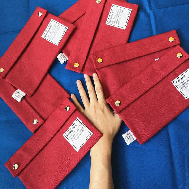CLUTCH BAG HAWAII : RED