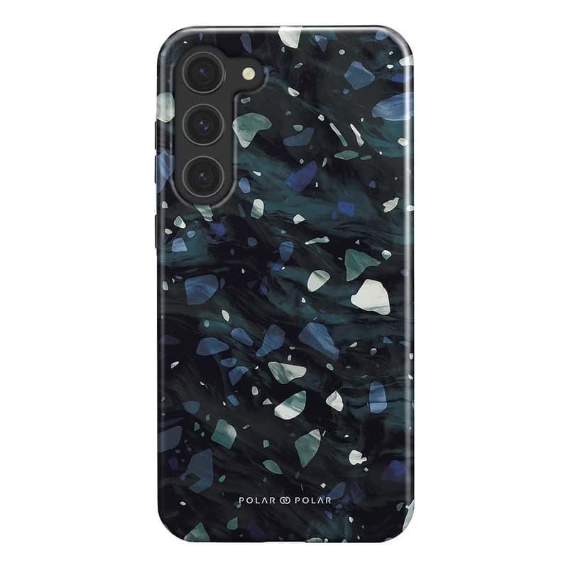 北歐水磨石 iPhone 16/15/14/13 手機殼 MagSafe兼容