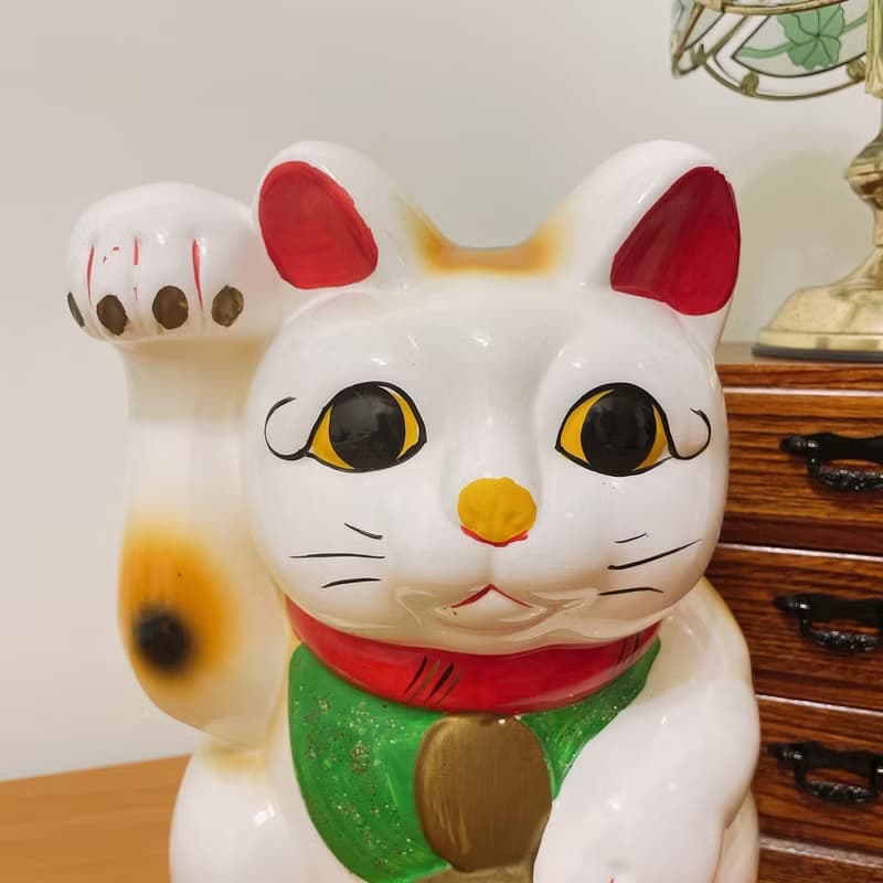 早期大型招財貓存錢筒