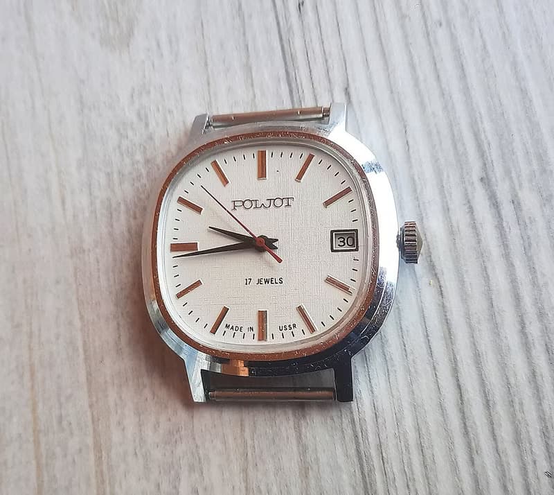 Poljot 2614.2H 17 jewels mens watch made in USSR – wind up wrist watch vintage
