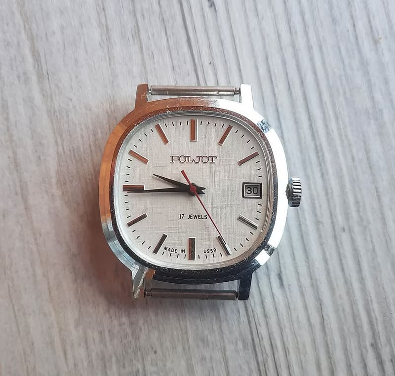 Poljot 2614.2H 17 jewels mens watch made in USSR – wind up wrist watch vintage