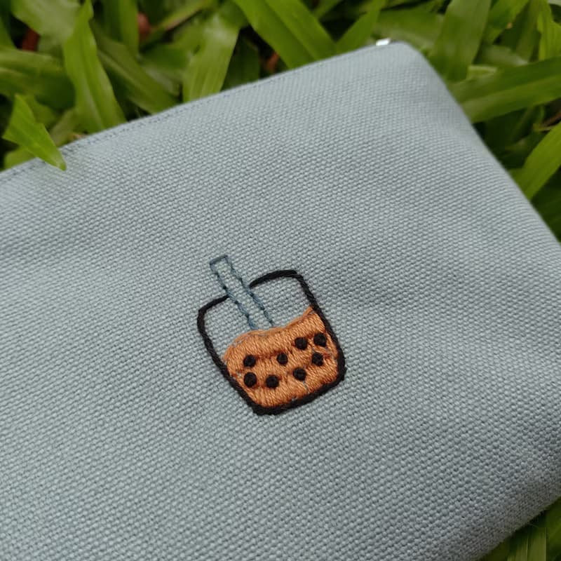刺繡 / 零錢包 / 珍奶