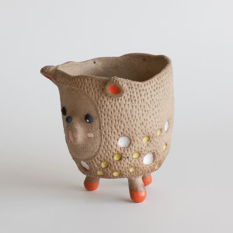 Bear plant pot