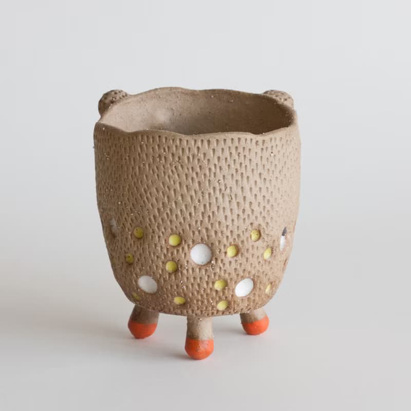 Bear plant pot