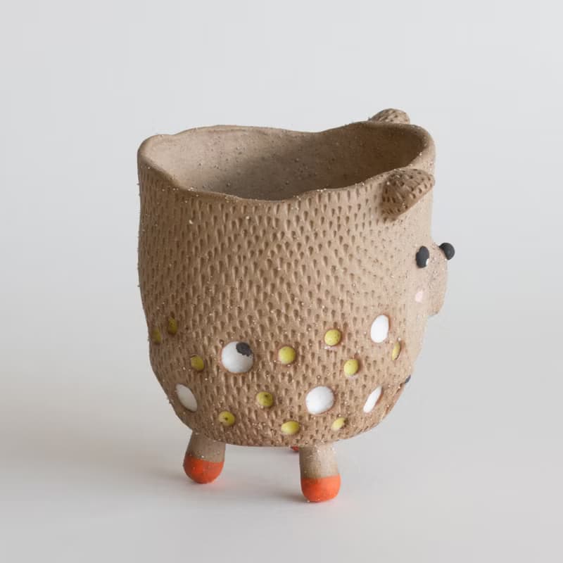 Bear plant pot