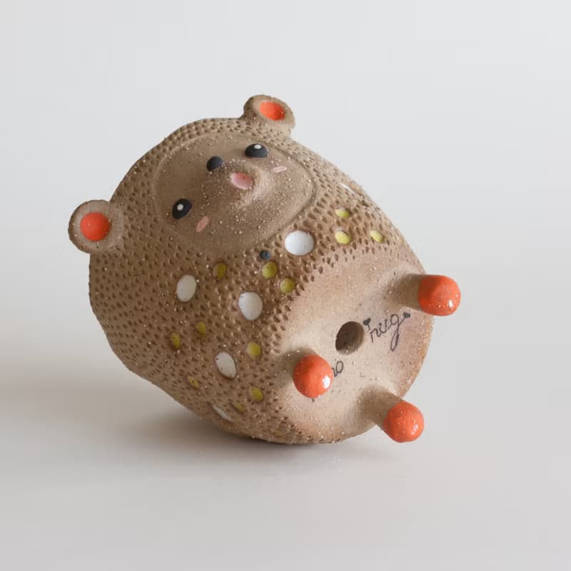 Bear plant pot