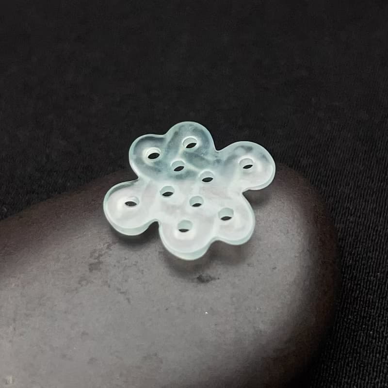 高冰綠翡翠吉祥結 | 天然緬甸玉翡翠A貨