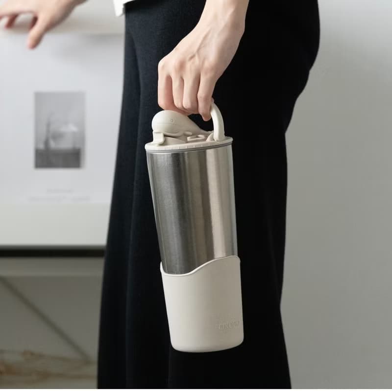 【贈備品】純鈦鯨魚杯800ml/冰霸杯/保冰杯/環保吸管杯/禮物
