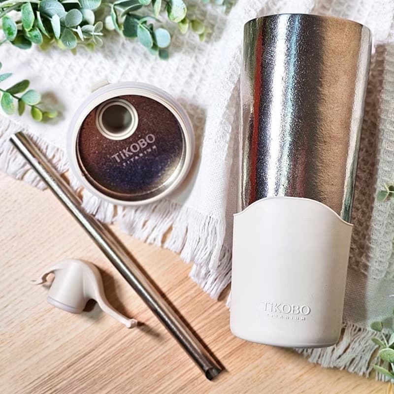 【贈備品】純鈦鯨魚杯800ml/冰霸杯/保冰杯/環保吸管杯/禮物