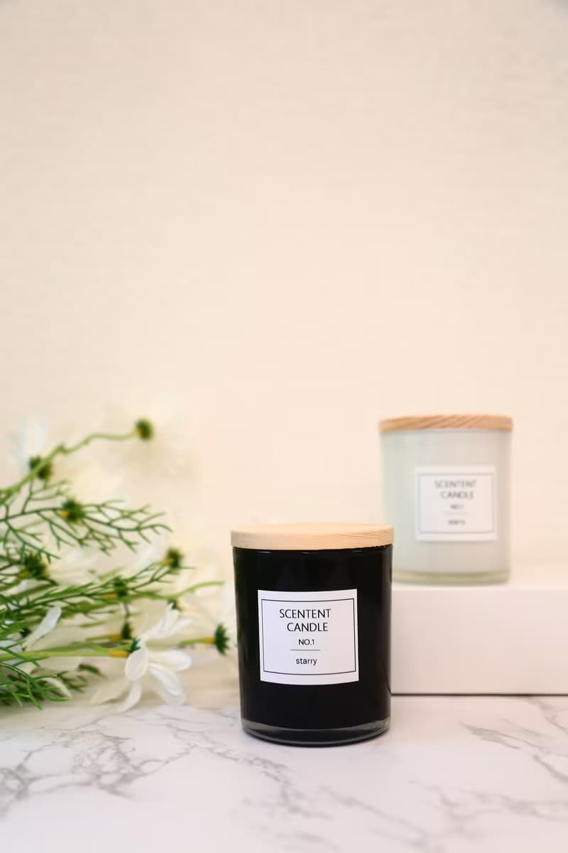 STARRY 香氛融蠟燈 - 北歐風大理石底座(白色) 定時款/調光款