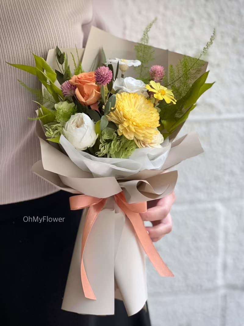 青春永恆 永生花束 不凋花 乾燥花 小花束 禮物