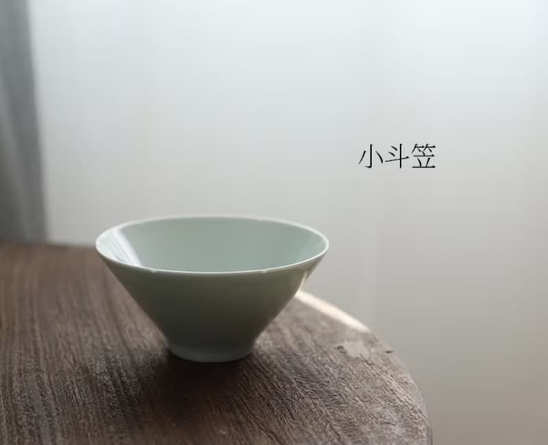 葵口窩盤  湖田影青釉 古風祥雲花紋 輕薄陶瓷餐具